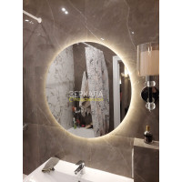 Зеркало с парящей внутренней подсветкой для ванной комнаты Мун
