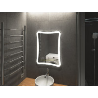 Зеркало для ванной с подсветкой Ривьера 80х100 см